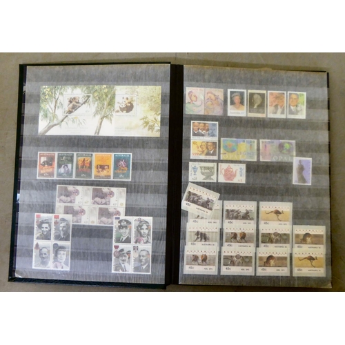 45 - Uncollated postage stamps&nbsp; used/unused: to include several albums of European issues