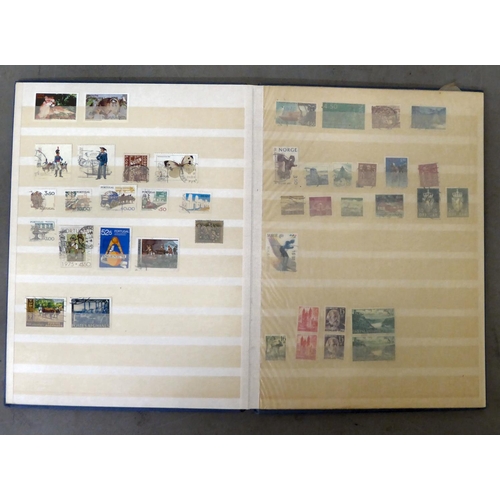 45 - Uncollated postage stamps&nbsp; used/unused: to include several albums of European issues