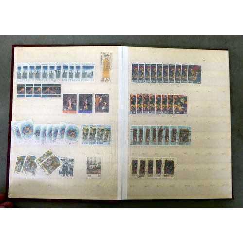 45 - Uncollated postage stamps&nbsp; used/unused: to include several albums of European issues