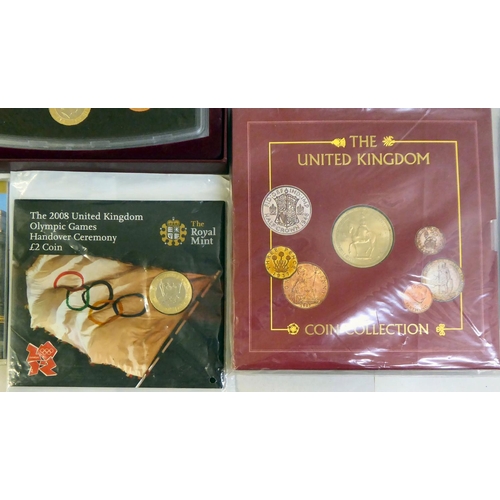 5 - Uncollated mint and other proof coins: to include a Golden Jubilee &pound;5 coin presentation pack; ... 