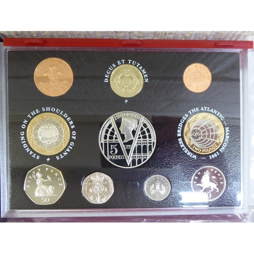 5 - Uncollated mint and other proof coins: to include a Golden Jubilee &pound;5 coin presentation pack; ... 