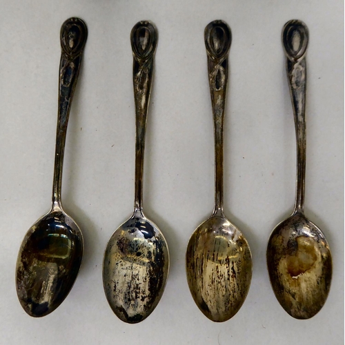 59 - Loaded Sterling silver: to include silver spoons&nbsp; mixed marks