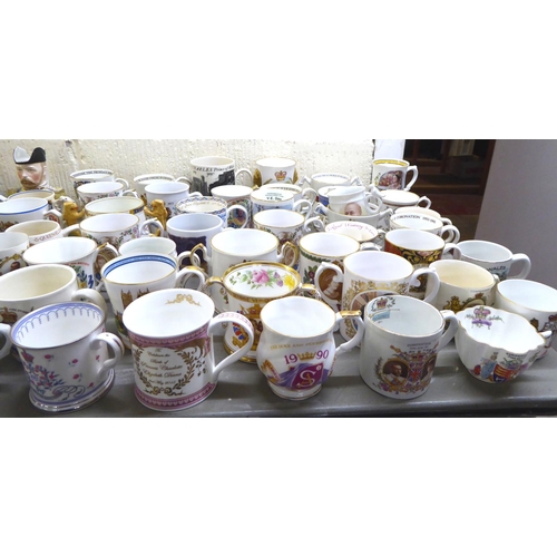 6 - Royal themed collectables: to include china mugs, depicting different events and celebrations, mainl... 
