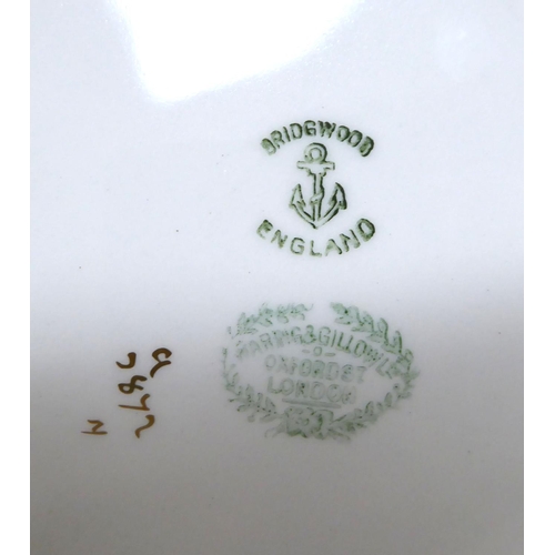 7 - Decorative items: to include a Royal Copenhagen porcelain vase, decorated with flora and moths, patt... 