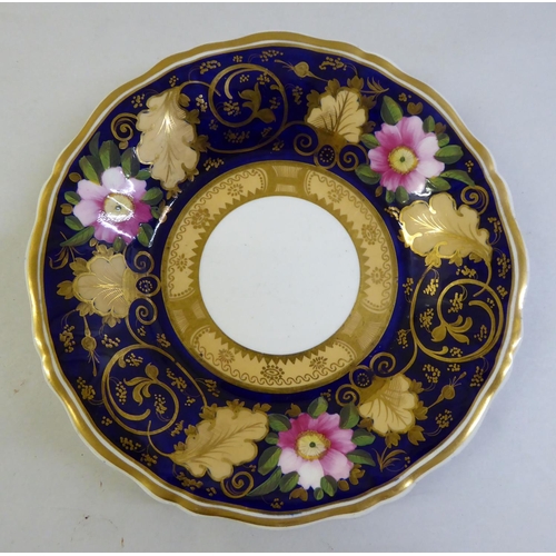8 - 18th/19thC porcelain collectables: to include three individually decorated tea bowls