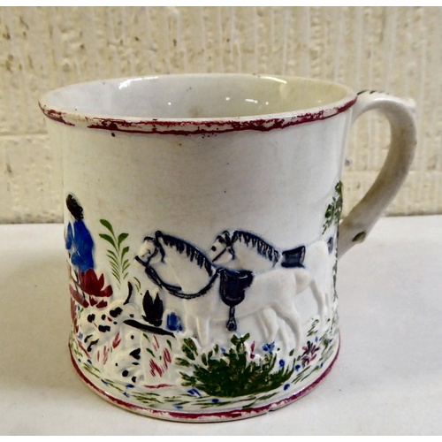 8 - 18th/19thC porcelain collectables: to include three individually decorated tea bowls