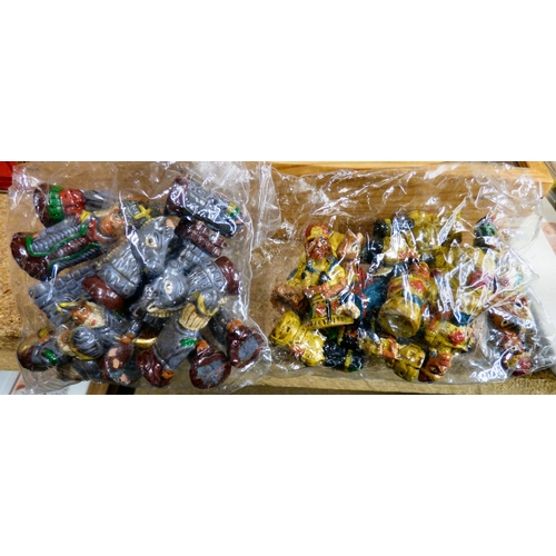 Various chess/draft sets with folding and different sized boards ...