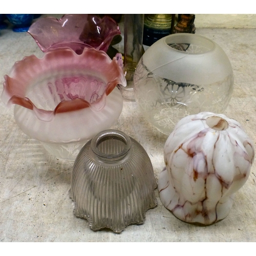 19 - Interior lighting: to include early 20thC oil lamps (converted to electricity)&nbsp; largest 26