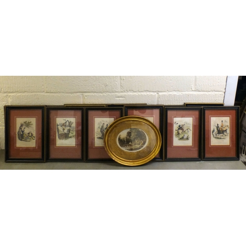 23 - Framed prints, mainly Victorian influence, figures, landscapes, equestrian and other  all approx. 4