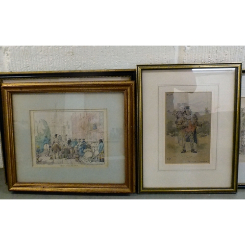 23 - Framed prints, mainly Victorian influence, figures, landscapes, equestrian and other  all approx. 4