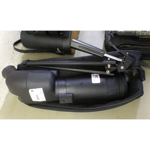 24 - Optical equipment: to include an Optus sighting scope