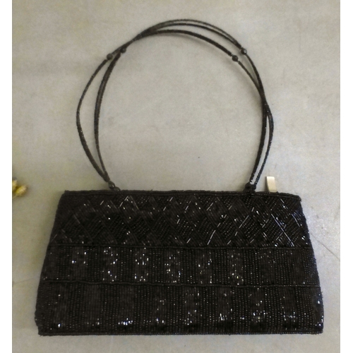 25 - Fashion accessories: to include an embroidered fabric evening purse