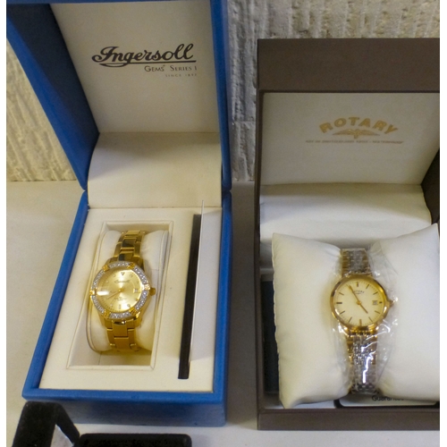 34 - Ladies and gentlemen's wristwatches&nbsp; variously cased and strapped