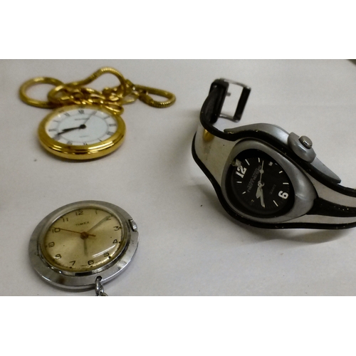 35 - Ladies and gentlemen's wristwatches  variously cased and strapped