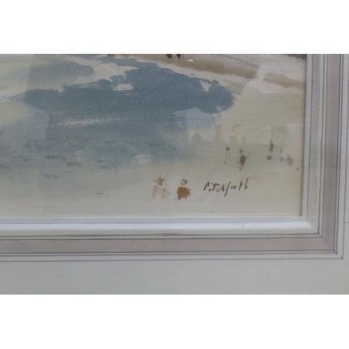 37 - Roland Vivian Pitchforth - 'Blackwater, Essex'&nbsp; watercolour&nbsp; bears a signature&nbsp; 17