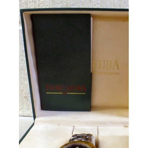 39 - Stainless steel bracelet watches: to include a Casio Edifice, faced by an baton dial