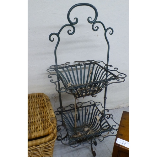 47 - Interior designer accessories: to include a gilded and carved wall bracket&nbsp; 16