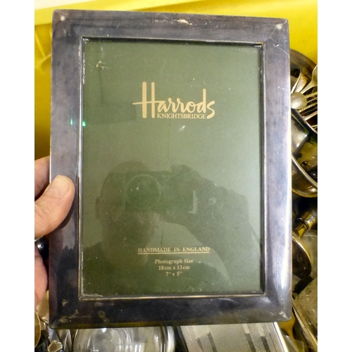 51 - EPNS and silver plate: to include flatware; and a tankard&nbsp; 6