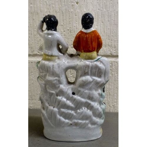 8 - Decorative ceramics: to include Staffordshire dogs&nbsp; largest 13