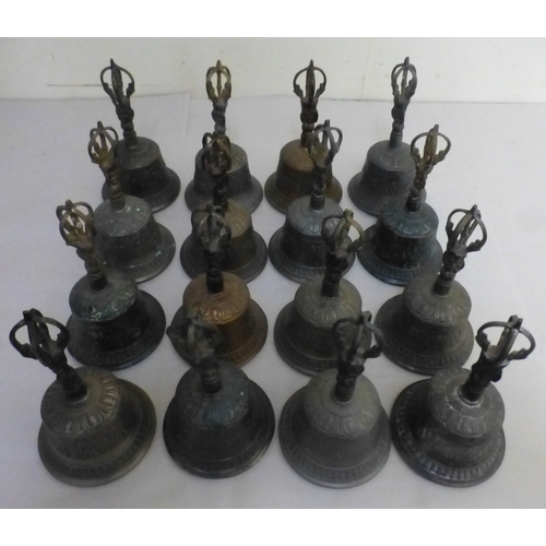 Cast metal bells various designs