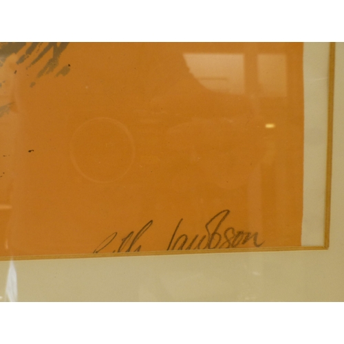 After Ruth Taylor Jacobson - 'The Two Yuvals' coloured print bears a ...