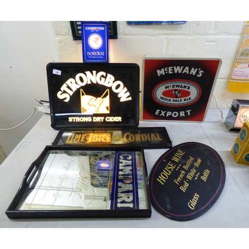 Pub related items: to include a sign 'Strongbow Cider' 14