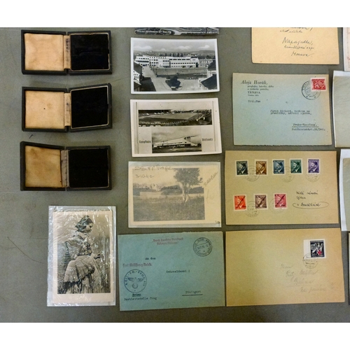 German Third Reich envelopes from The Reich Protectorate of Bohemia and ...