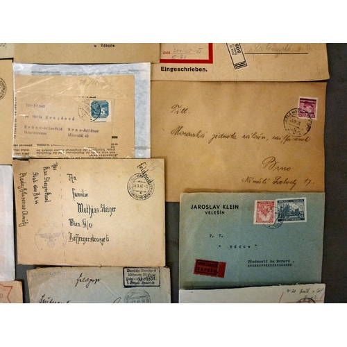 German Third Reich envelopes from The Reich Protectorate of Bohemia and ...