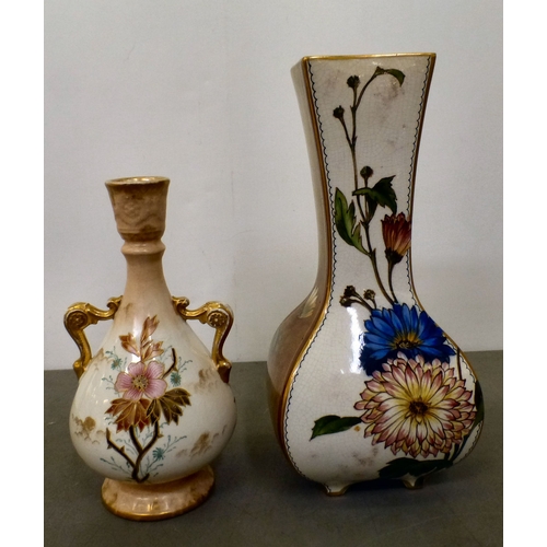 19thC ceramic and glass collectables: to include a late Victorian ...