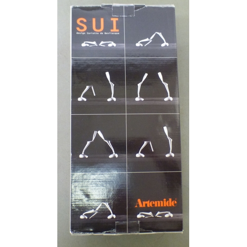 111 - A pair of Bawers & Wilkins P3 headphones  boxed; and a SUI Artemide desk lamp  16