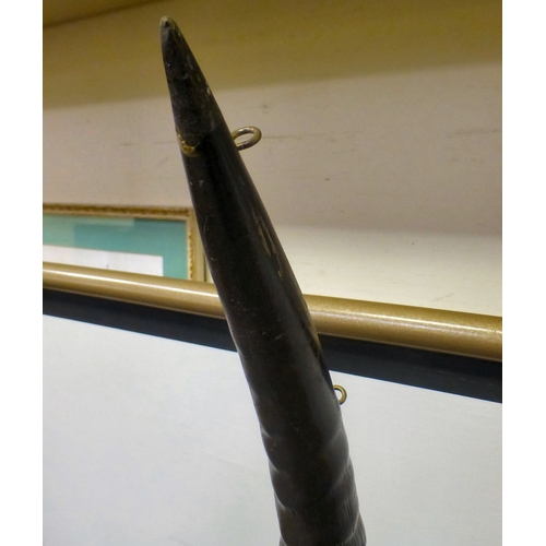126 - Taxidermy, viz. a set of mounted antelope horns  35