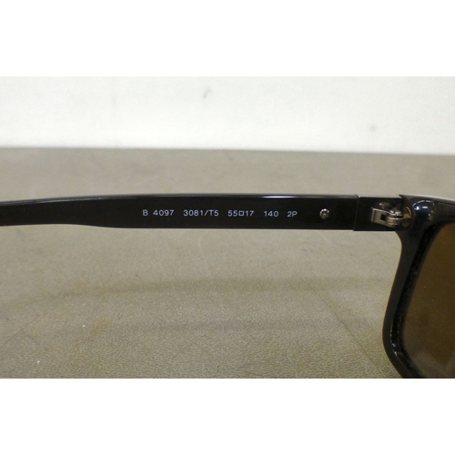 128 - Three pairs of sunglasses: to include a pair by Burberry  cased