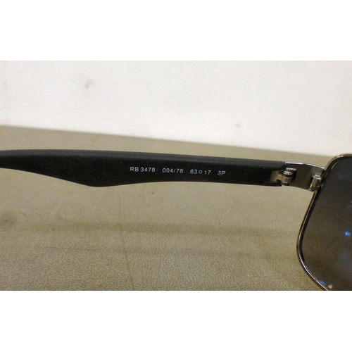 128 - Three pairs of sunglasses: to include a pair by Burberry  cased