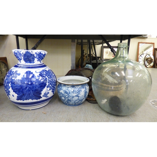 137 - Interior design accessories: to include an oversized china cream jug&nbsp;