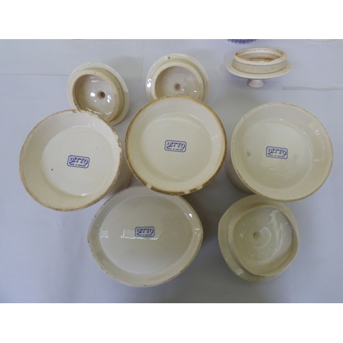 147 - Ditto china kitchen cannisters