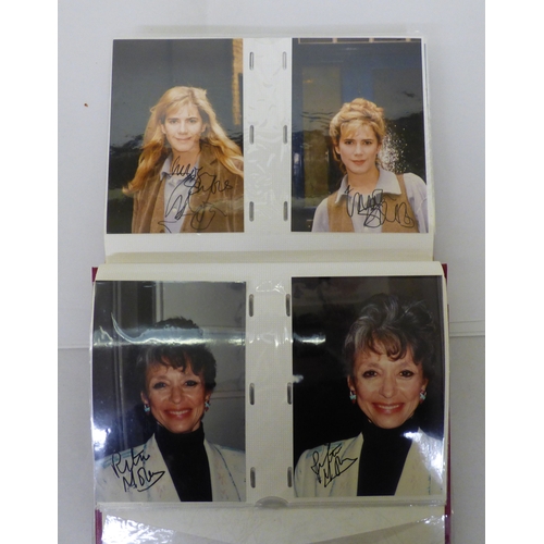160 - Autographs: mostly actors and actresses from the 1970s/80s/90s