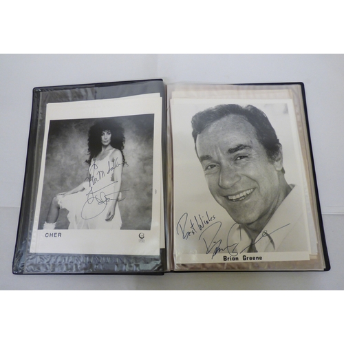 160 - Autographs: mostly actors and actresses from the 1970s/80s/90s