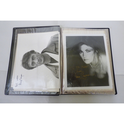 160 - Autographs: mostly actors and actresses from the 1970s/80s/90s