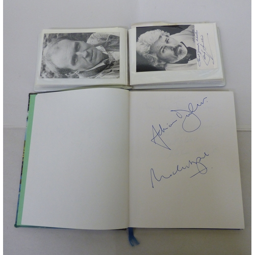 164 - Autographs: mostly actors and actresses from the 1970s/80s/90s