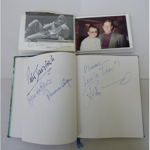 164 - Autographs: mostly actors and actresses from the 1970s/80s/90s