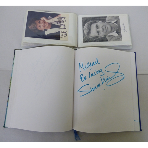 164 - Autographs: mostly actors and actresses from the 1970s/80s/90s