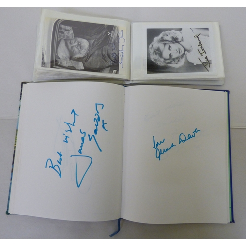 164 - Autographs: mostly actors and actresses from the 1970s/80s/90s