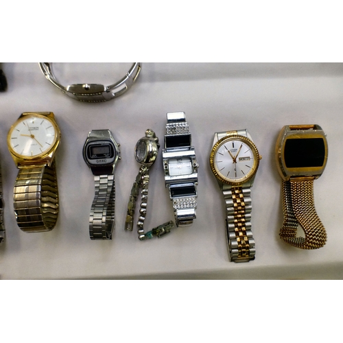 39 - Wristwatches&nbsp; variously cased and strapped: to include examples by Tissot and Rotary