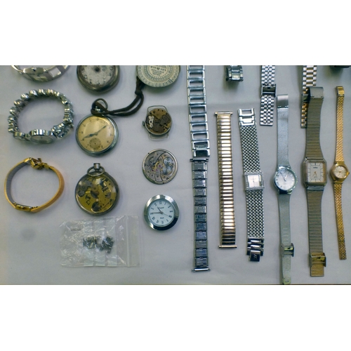 39 - Wristwatches&nbsp; variously cased and strapped: to include examples by Tissot and Rotary