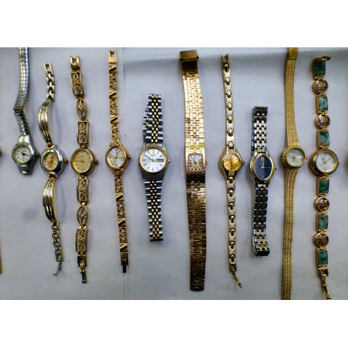 39 - Wristwatches&nbsp; variously cased and strapped: to include examples by Tissot and Rotary