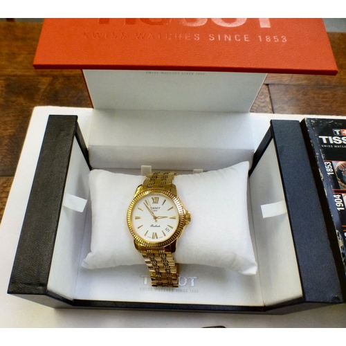 39 - Wristwatches&nbsp; variously cased and strapped: to include examples by Tissot and Rotary