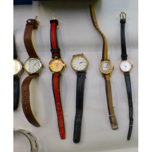 39 - Wristwatches&nbsp; variously cased and strapped: to include examples by Tissot and Rotary