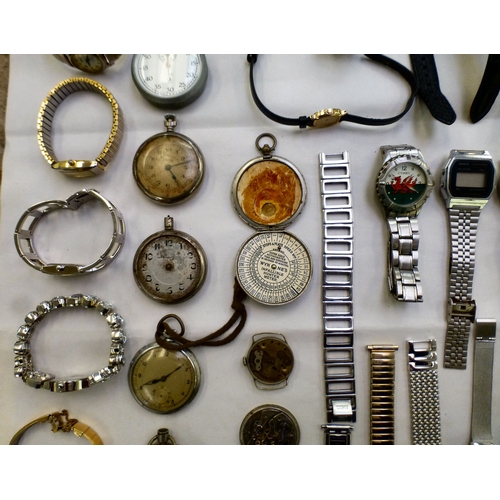 39 - Wristwatches&nbsp; variously cased and strapped: to include examples by Tissot and Rotary