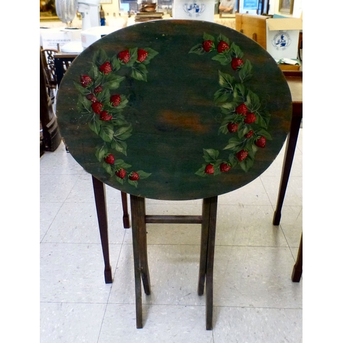 100 - Small furniture: to include a carved wooden Blackamoor menu stand&nbsp; 39