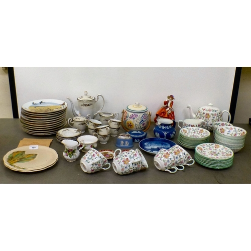 104 - Ceramics: to include a Minton china Haddon Hall pattern tea set